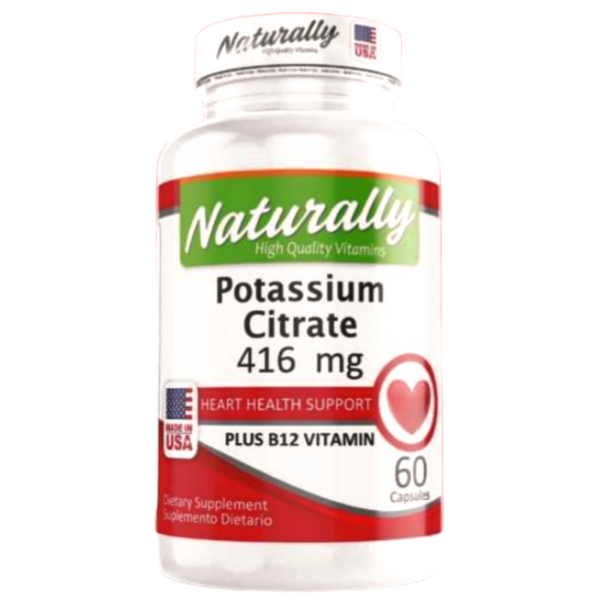 Potassium Citrate 416 mg 60 caps Heart Health Support