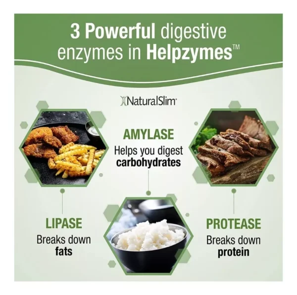 Helpzymes Superior Digestive Formula 100 Cápsulas | NaturalSlim - Imagen 7