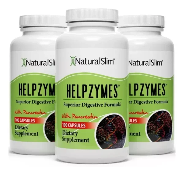 Información nutricional Helpzymes Superior Digestive Formula NaturalSlim