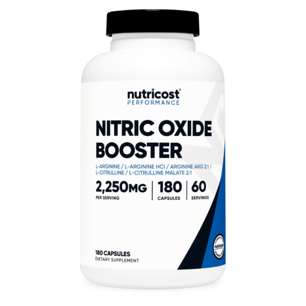 Oxido Nitrico Precursor 2250mg – Arginina y Citrulina Nutricost