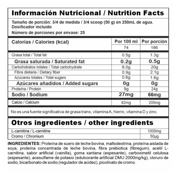 Megaplex Lite 25 Servicios I Nutramerican - Imagen 2