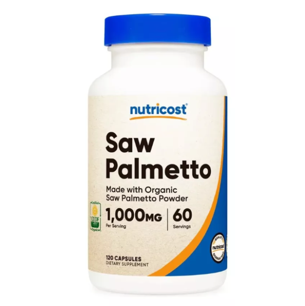 Saw Palmetto Orgánico 1000mg 120 cápsulas - Nutricost