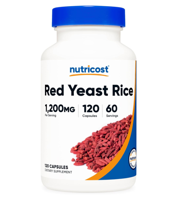 Red Yeast Rice 1200mg 120 cápsulas - Nutricost