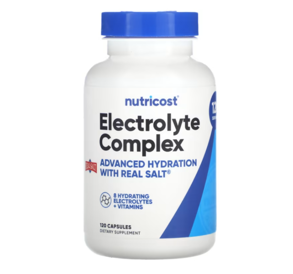 Electrolyte Complex con Real Salt 120 cápsulas - Nutricost