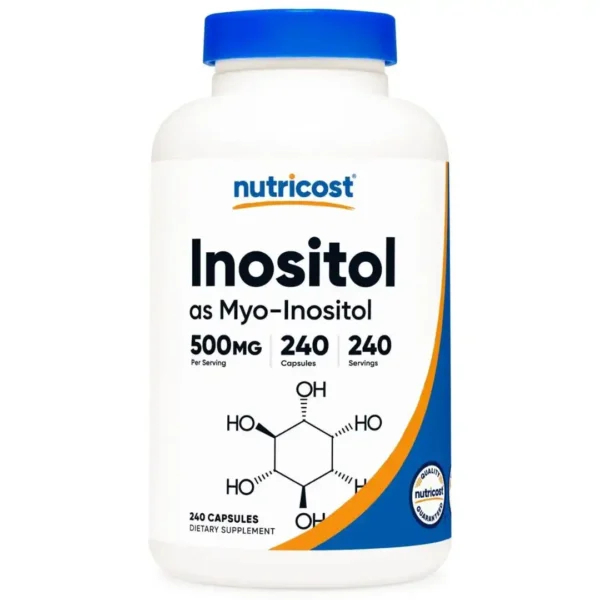 Myo-Inositol 500mg 240 cápsulas - Nutricost