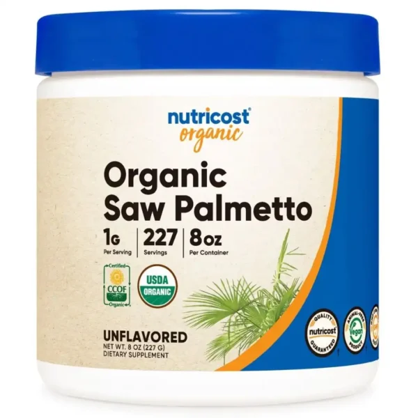 Saw Palmetto Orgánico en Polvo 227g - Nutricost