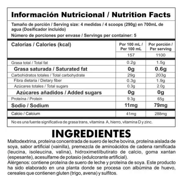 Gainz 3 Libras I Nutramerican - Imagen 2