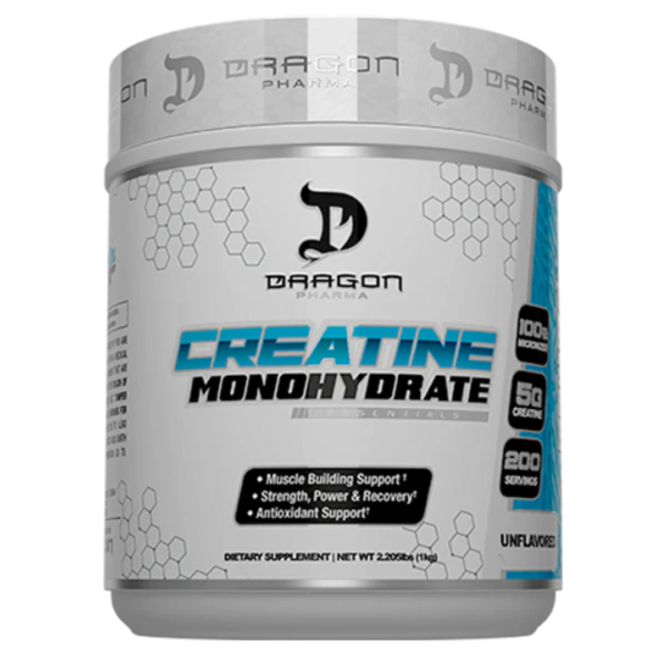 Creatina Monohidratada Micronizada 200 servicios 1 Kg | Dragon Pharma