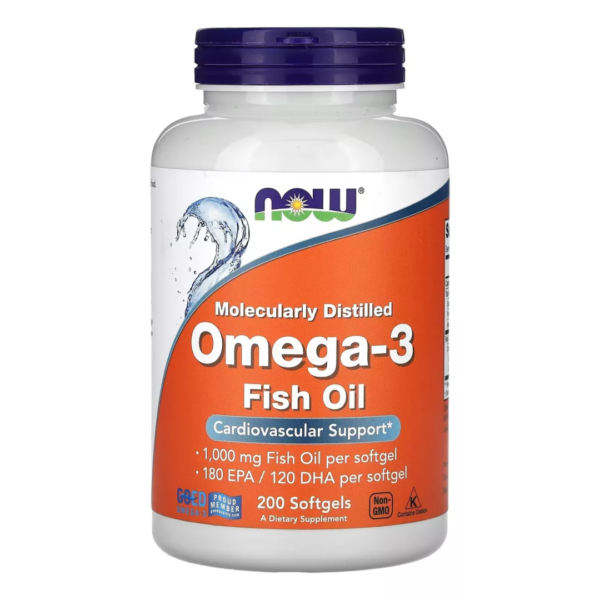 Omega-3 Now Foods 200 Cápsulas Blandas