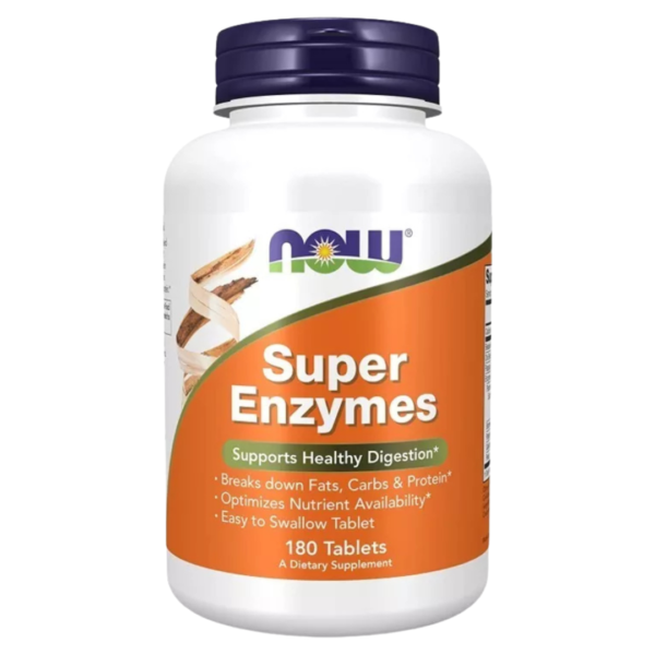 Super Enzymes 180 Tabletas Now Foods