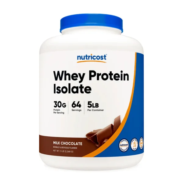 WHEY PROTEIN ISOLATE 30G. 5 LB Nutricost Mocha