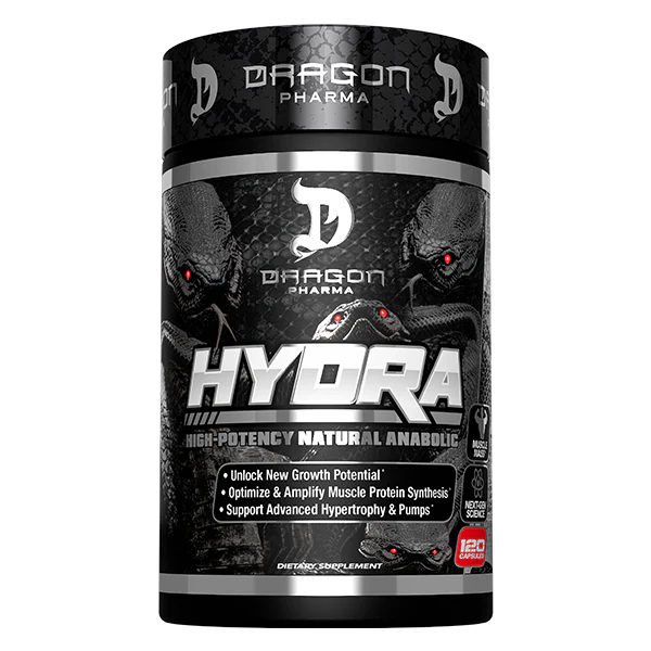 Hydra High-Potency Natural Anabolic Dragon Pharma 120 Cápsulas