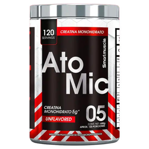 Atomic Creatina Monohidratada – 5 g 120 Serv | Smart Muscle