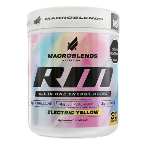 RM Macroblends Electric Yellow – Pre-entreno 30 servicios