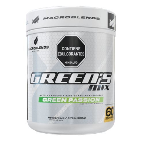 Green’s Mix sabor Green Passion 60 servicios Macroblends