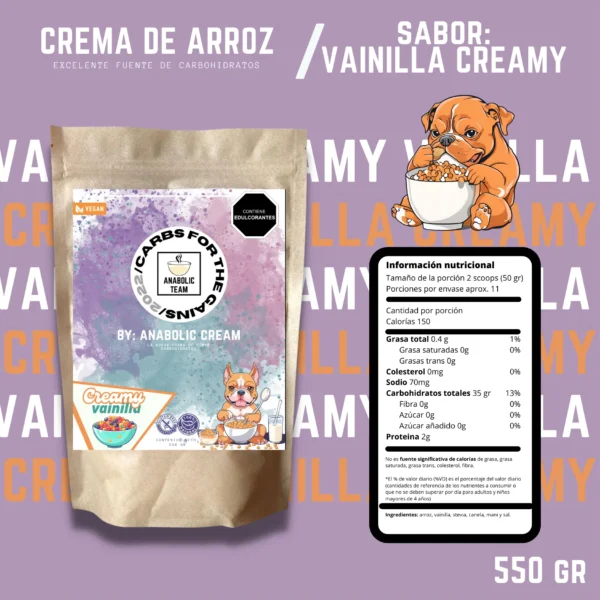 Crema De Arroz