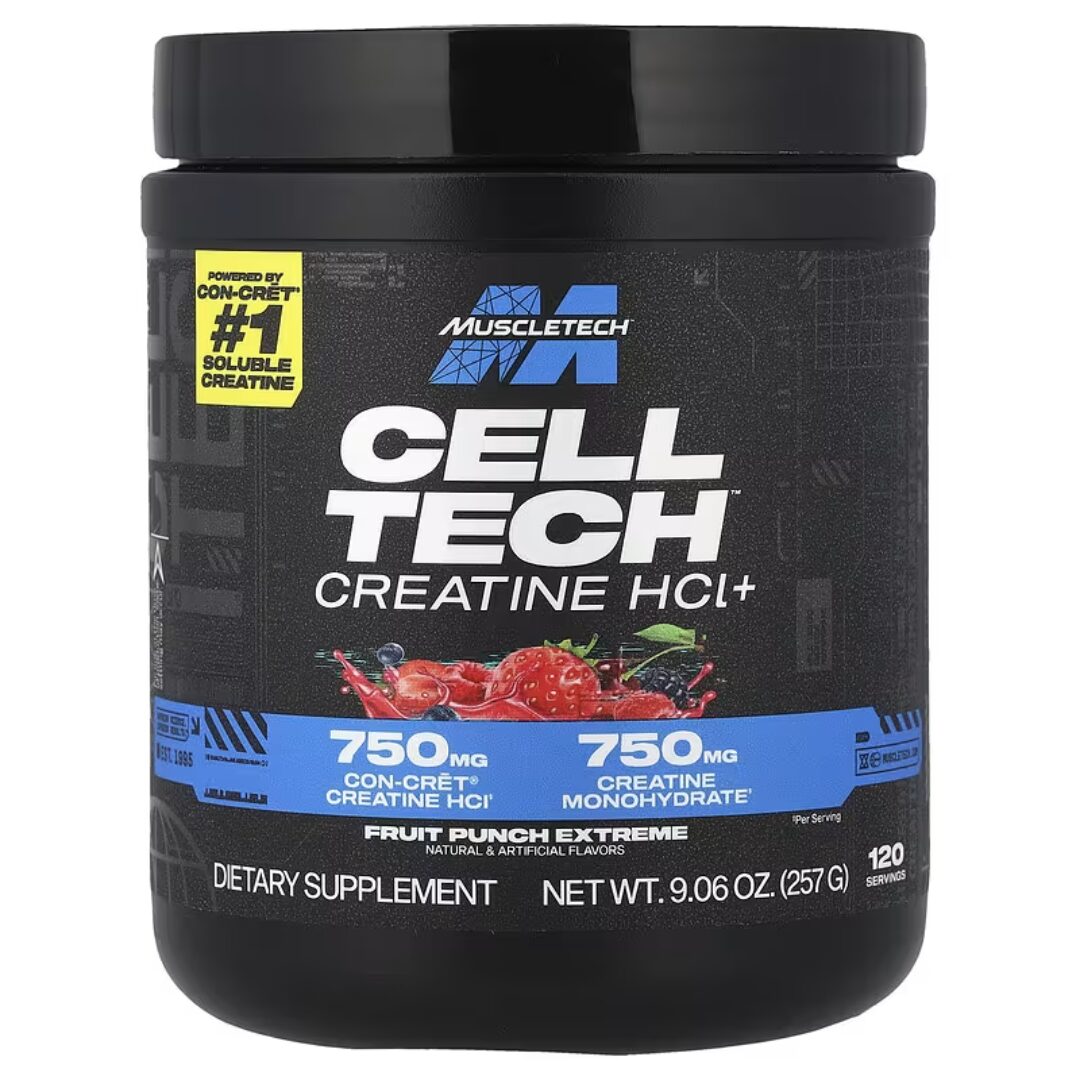 Cell Tech Creactor Creatina HCL 120 Servicios I Muscletech - Imagen 3