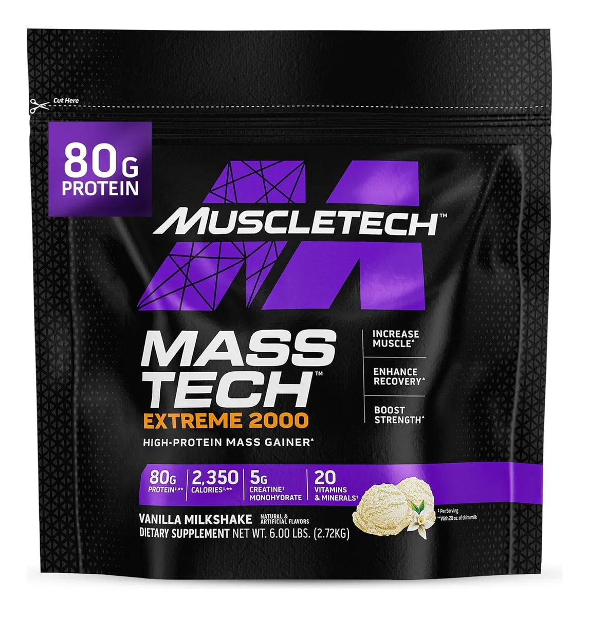 Mass Tech Extreme 2000 6 Libras | MuscleTech - Imagen 3