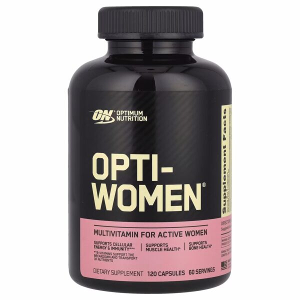 opti women multivitamínico 120 capsulas optimum nutrition medellin lift nutrientes