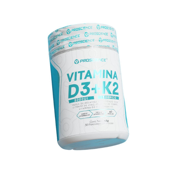 Suplemento Vitamina D3 K2 Proscience Medellín 60 perlas original